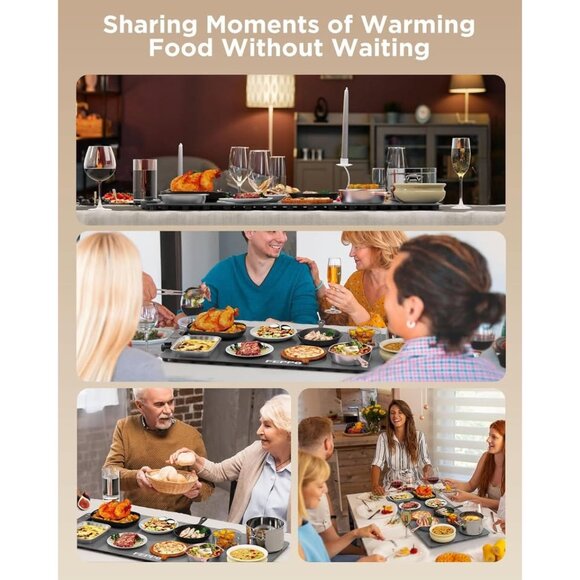 FEPPO Roll-Up Food Warmer with Timer & Temperature Control - Picture 4 of 7